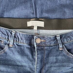 Wit & Wisdom ‘Ab’ Solution High Waist Itty Bitty bootcut Women's Dark Blue Jeans